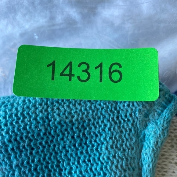 Moth Anthropologie Crochet Long Open Front Gradient Color Cardigan Size Medium - Picture 12 of 12